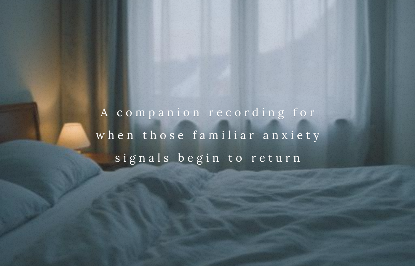 Cover image for anxiety and OCD relapse support audio, "When You Start Noticing It Again"